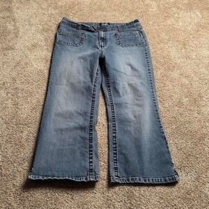 ANGELS WELT POCKET DENIM CAPRIS